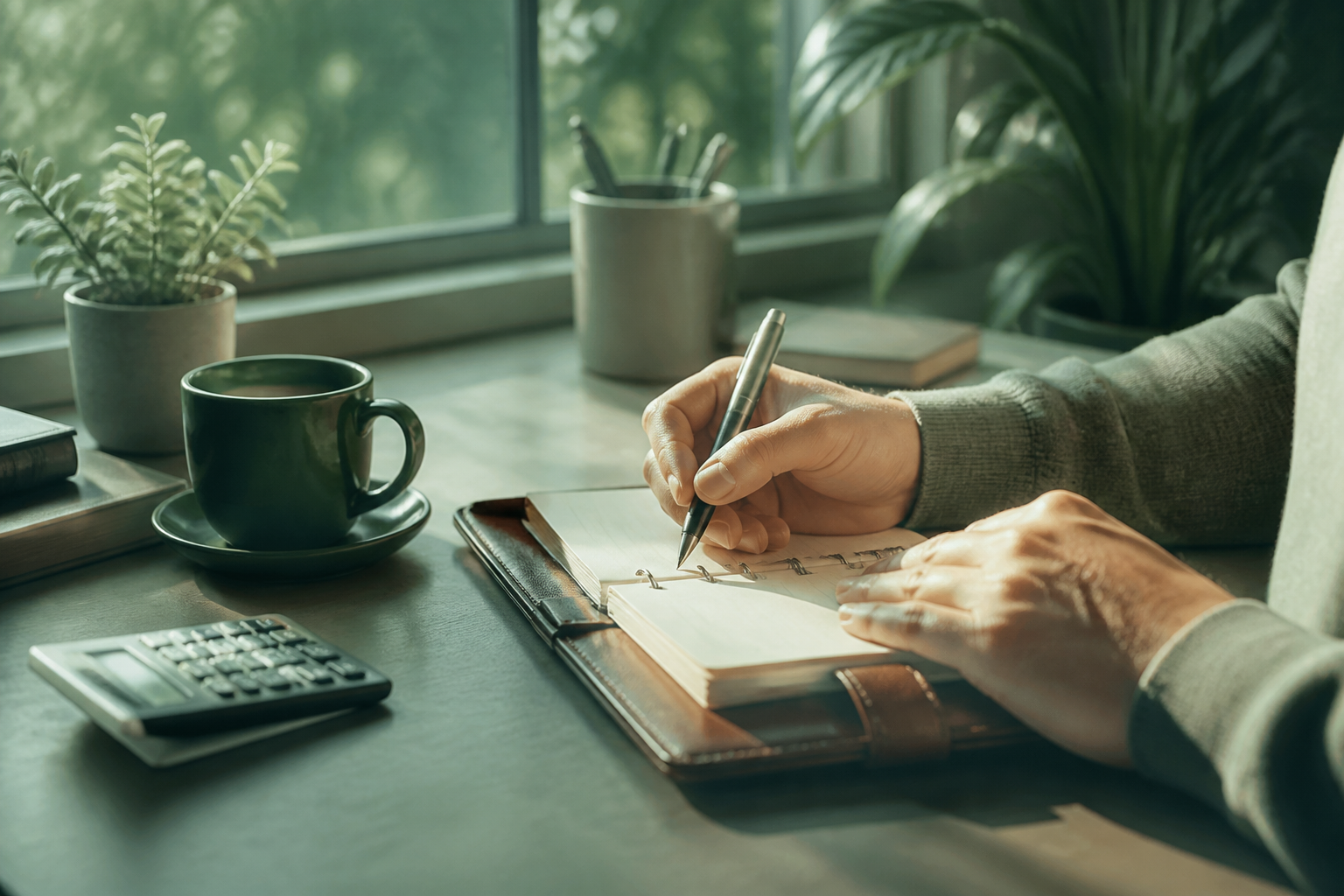 Prise de notes et organisation financière